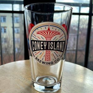 Coney Island brewery pint glass